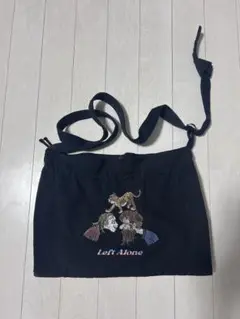 レフトアローン　Left Alone ショルダーバッグ　サコッシュ 黒
