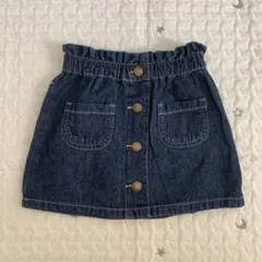 デニムボタン付きスカート 95cm