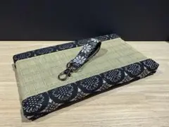 【２点セット】【現物】　ミニ畳　キーホルダー　本物の国産オモテ　小物　インテリア