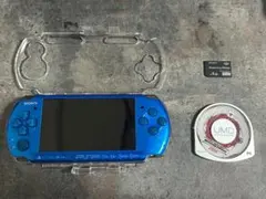 【超美品】SONY PSP-3000 メモリカード、カセット付き、バッテリー無し