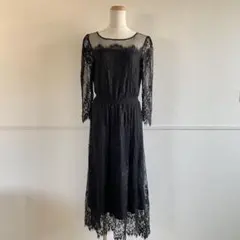 ROPE' PICNIC ブラック レース パーティー ドレス 結婚式