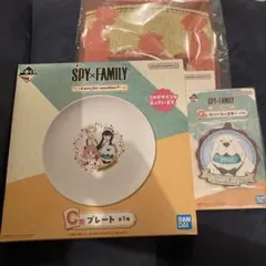 SPY×FAMILY 一番くじ　プレート　タオル　ラバーコースター