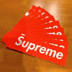 Supreme ボックスロゴステッカー 10枚セット