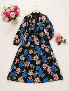 GRACE CONTINENTAL メッシュフラワーフレアワンピース 36サイズ - メルカリ