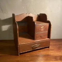 時代物 昭和レトロ 本立て 小引き出し 古民家 古道具 インテリア 骨董品