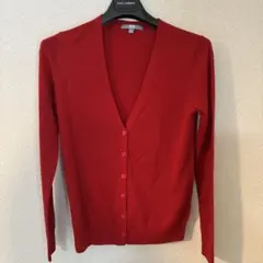 UNIQLO ウールカーディガン M レッド