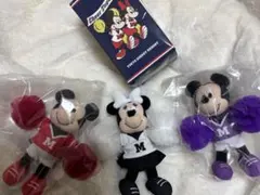 ミッキー・ミニー チアリーダーぬいぐるみ 3体セットcheer together