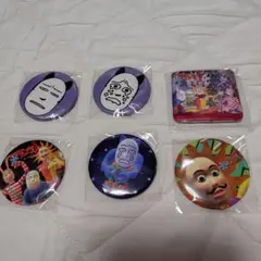 アニメキャラクター缶バッジ6個セット
