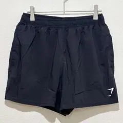 ジムシャーク 無地 ショートパンツ ストレート S 黒 ナイロン ランニングのサムネイル