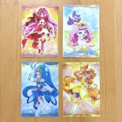 プリキュアウエハースカード Go!プリンセスプリキュア 4枚セット
