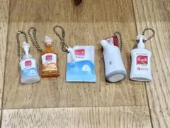 ガチャガチャ　ミューズ　ミニチュアチャーム　5点まとめ売り