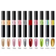 新品　ミラーネイル　ミラーパウダー　スティック　ネイル　ジェル　ゴールド