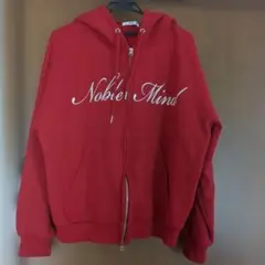 WEGO Noble Mind 赤 M ジップアップフーディのサムネイル