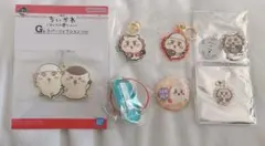 ちいかわ シーサー まとめ売り 一番くじ Jリーグ 缶バッジ ネームタグ