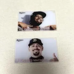 オリックスバファローズ　エスピノーザ　マチャド　コロチャレC賞　アクリルカード