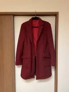 Barbudos ワインレッド チェスターコート