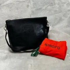 【美品】ヒロフ　ハンドバッグ　オールレザー　ブラック　ロゴ型押し　手提げ　大容量 ヒロフ ファッション 【美品】ヒロフ ハンドバッグ オールレザー