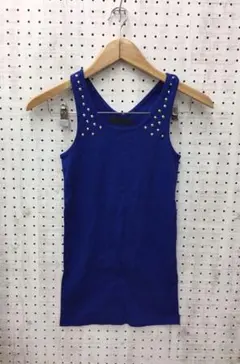 Y2K パンクロックギャル古着 JEANASIS コーンスタッズ タンクトップ