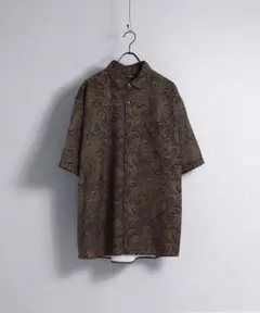 Confirm ペイズリー柄半袖シャツ