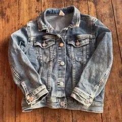 &DENIM ライトブルー デニムジャケット US 6-7Y