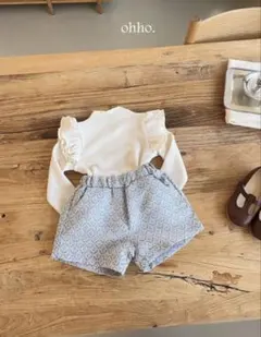 ohho パンツ ジャガード gray XXL 韓国子供服 バースデイ