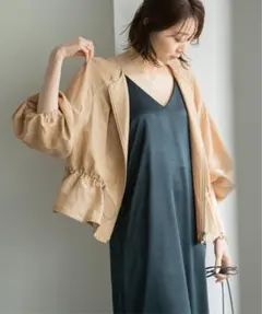 noble 麻チンツワッシャードロストブルゾン SPICK&SPANのサムネイル