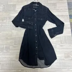 GAP デニムワンピース✨️シャツワンピ ロング 羽織り︎︎︎︎︎︎にも︎︎︎︎︎︎☑︎ Sサイズ