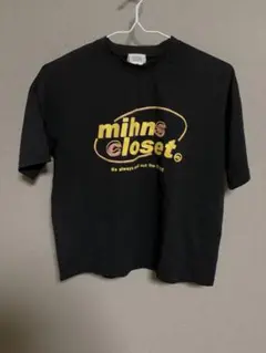 MIHNS CLOSET レディース ブラック Tシャツ M 半袖 USED品