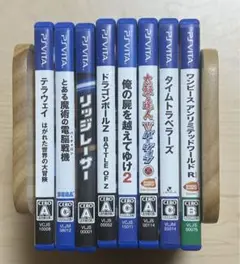 PSvitaソフト8本まとめ売り(ドラゴンボールZ、とある魔術の電脳戦機他)