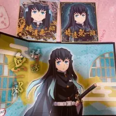 鬼滅の刃　時透無一郎　ミニ色紙　ミニ屏風
