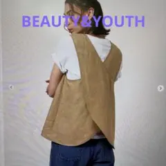 BEAUTY&YOUTH バッククロスチュニックのサムネイル