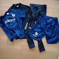 ATHLETA スポーツウェアセット ネイビー 160cm