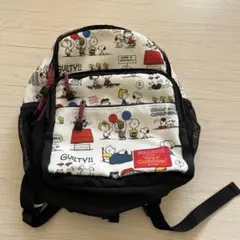 スヌーピー プリント バックパック