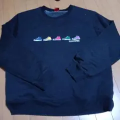 CONVERSE スニーカー プリント スウェット Lサイズ