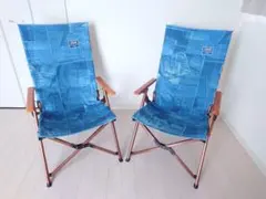 Coleman レイチェア インディゴレーベル デニム 2脚セット Coleman レイチェア インディゴレーベル デニム 2脚セット 2脚