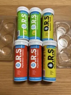ORS 電解質補給タブレット 12錠入り 3種6本セット