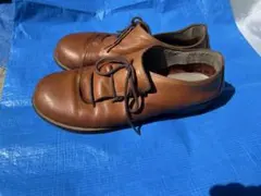 希少！初期 ミハラヤスヒロ、 ブラウンレザー 本革ローファーのサムネイル