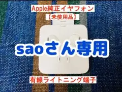 【新品未使用】 iPhone Apple純正 ライトニングイヤホン
