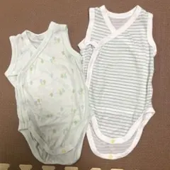 UNIQLO コットンメッシュボディスーツ2点セット