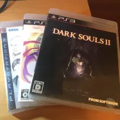PS3 3本セット　DARK SOULS II・時と永遠・龍が如く 見参！