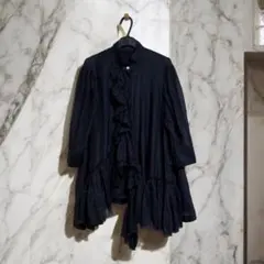 styling/ シルクコットンフレアブラウス　ブラックのサムネイル