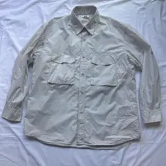 UNIQLO U ライトグレー 長袖シャツ XL