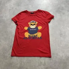 BEAMS BOY ビームスボーイ　MARS BLACKBEAR Tシャツ 赤のサムネイル