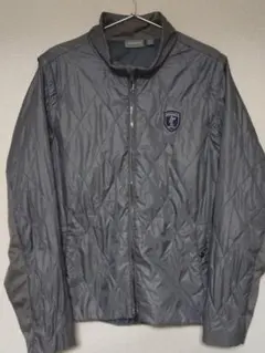 ASHWORTH グレー キルティング 2way ジャケット　ゴルフウェア