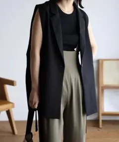 ノーカラーベスト