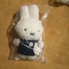 【新品タグ付き】ミッフィー マスコット ウィンター紺色千鳥格子 ミッフィー zakka festa ウインターマスコット 紺色の千鳥格子コート