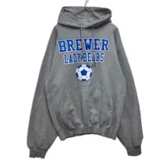 90s Champion サッカー パーカー フーディ メンズM