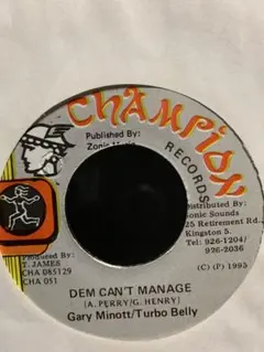 DEM CAN'T MANAGE/Gary Minott/Turbo Belly