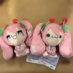 桜ミク もちぴこぬいぐるみ 初音ミク