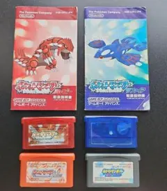 【※動作未確認！】ポケモン ゲームボーイアドバンス用ソフト 4点セット